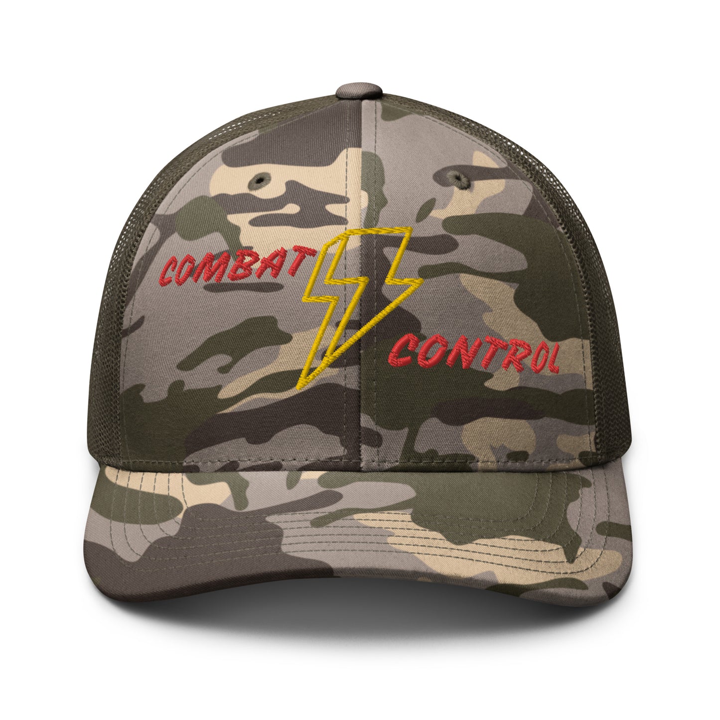 Combat Control camo trucker hat