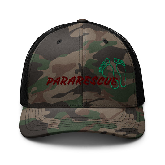 Maroon PJ Camouflage trucker hat